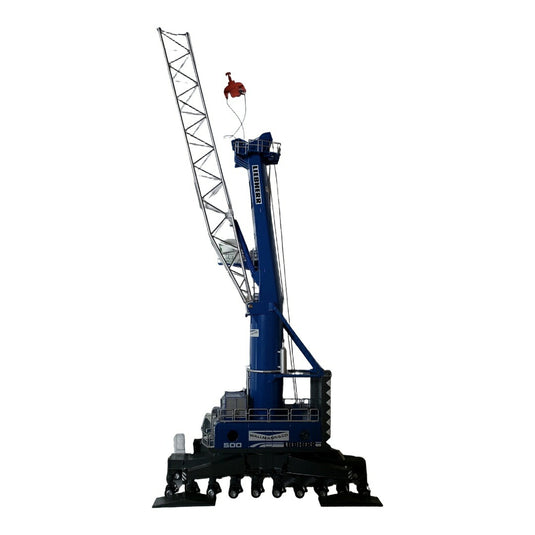 リープヘル Liebherr LHM500 ハーバークレーン WALLMANN仕様 / NZG 1/87 ミニカー 建設機械模型 工事車両