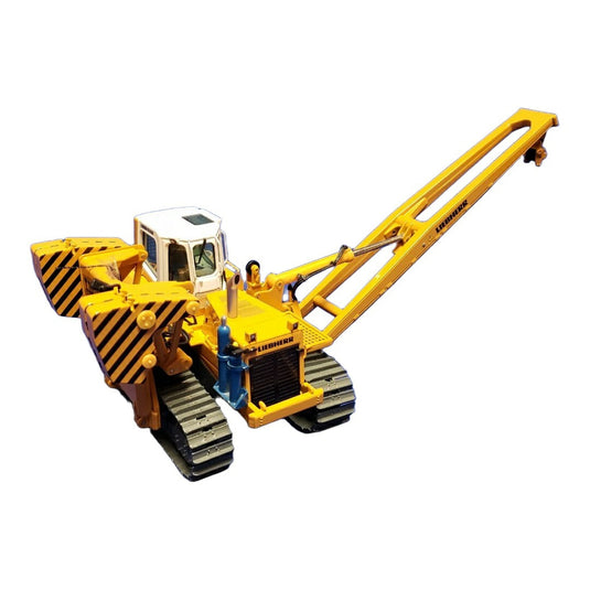 リープヘル Liebherr RL64 パイプレイヤー カスタム仕様 / NZG 1/50 ミニカー 建設機械模型 工事車両