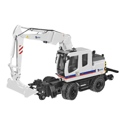リープヘル Liebherr A900ZW 軌陸両用ショベル ETF仕様 / NZG 1/50 ミニカー 建設機械模型 工事車両