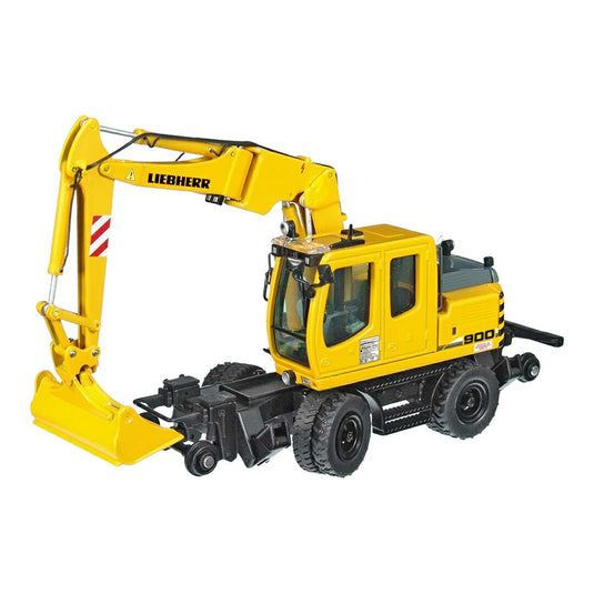 リープヘル Liebherr A900CZW レールショベル 新デザイン / NZG 1/50 ミニカー 建設機械模型 工事車両