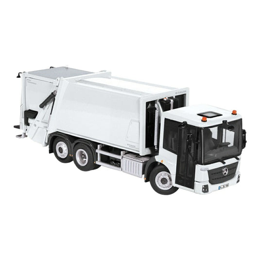 メルセデスベンツ ファウン ヴァリオプレス ゴミ収集車 ホワイト / NZG 1/50 ミニカー トラック模型