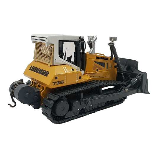 リープヘル Liebherr PR736 ブルドーザ リッパー付き / NZG 1/50 ミニカー 建設機械模型 工事車両