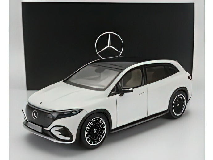 MERCEDES BENZ  EQS SUV (X296) VON MERCEDESEQ 2022  DIAMOND WHITE/NZG 1/18ミニカー