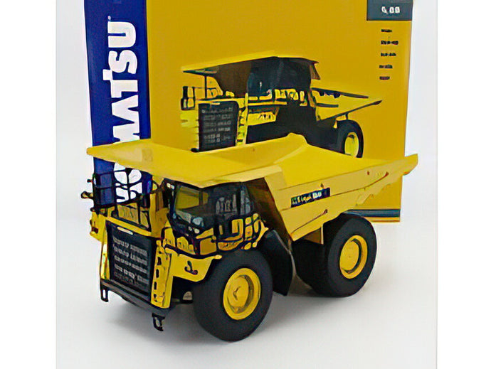 KOMATSU HD785 7 CASSONE RIBALTABILE CAVA MINERARIA MINING TRUCK 2013 YELLOW GREY/NZG 1/50ミニカー