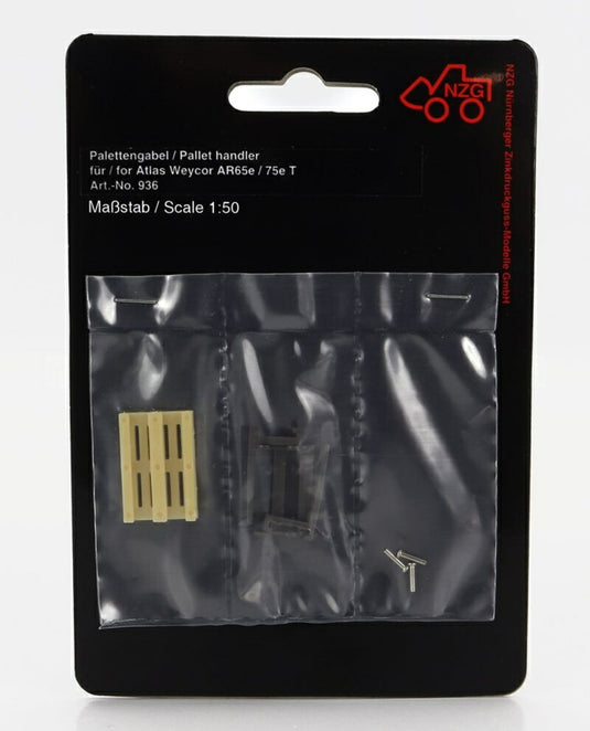 ACCESSORIES 木製パレットセット WEYCOR用アクセサリー ウッド ブラック / NZG 1/50 ミニカー