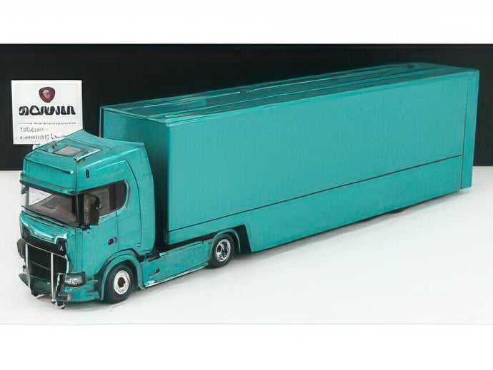 SCANIA   S730 V8 TRUCK CAR TRANSPORTER 2017   GREEN MET トラック / NZG 1/64 建設機械模型 工事車両