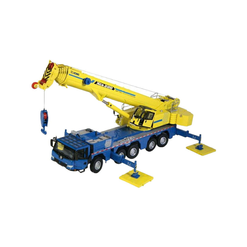 ギャラリービューアに画像をロードする, XCMG XCA 220 mobile crane blue / y モバイルクレーン / NZG 1/50 建設機械模型 工事車両
