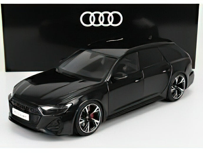 AUDIアウディ A6 RS6 AVANT 2021 - BLACK /NZG 1/18ミニカー