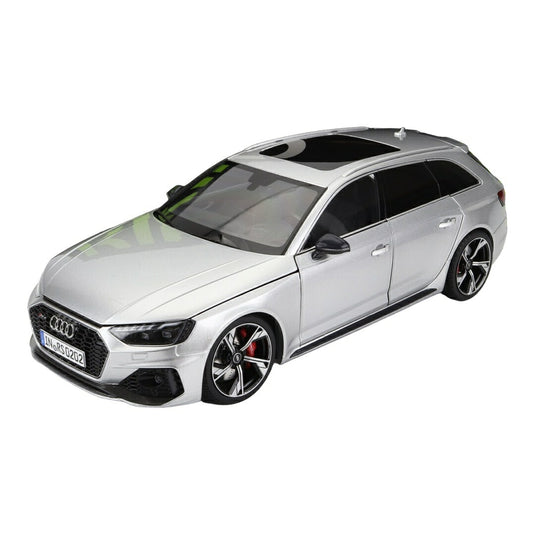 Audiアウディ RS4 アバント 2020 シルバー KENG FAI製 / NZG 1/18 ミニカー