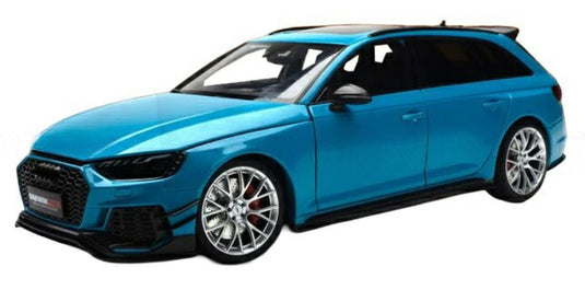 【予約】AUDI A4 RS4 DARWIN PRO B9 アバント 2020 ブルーメタリック/ NZG 1/18 ミニカー