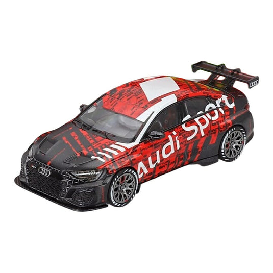 Audiアウディ RS3 LMS No.0 プレゼンテーションエディション 2025 レッド/ブラック / NZG 1/64 ミニカー