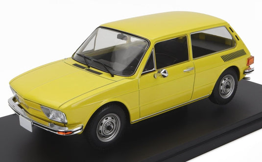 VOLKSWAGENフォルクスワーゲン ブラジリア 1974 イエロー COCHES-AUTOS-INOLVIDABLES-SALVAT-MEXICO / EDICOLA 1/24 ミニカー