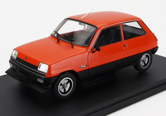 RENAULTルノー R5 ミラージュ S 1979 オレンジブラック COCHES-AUTOS-INOLVIDABLES-SALVAT-MEXICO / EDICOLA 1/24 ミニカー