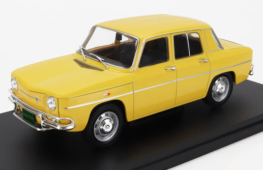 RENAULTルノー R8 1964 イエロー COCHES-AUTOS-INOLVIDABLES-SALVAT-MEXICO / EDICOLA 1/24 ミニカー