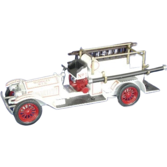American LaFrance 消防車 Monhagen ホワイト / CONRAD 1/43 建設機械模型 工事車両