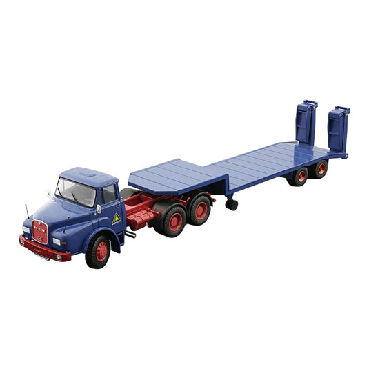 MAN DHAS 低床トレーラー Schmidbauer仕様 / Conrad 1/50 ミニカー トラック模型