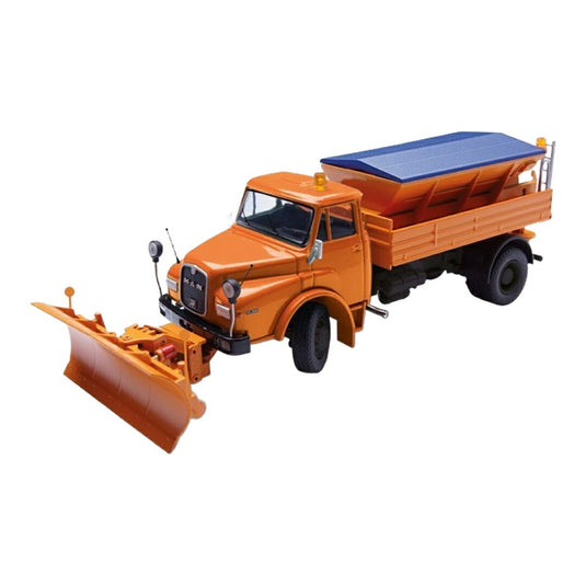 MAN HAK 15.200 トラック スノープラウ＆スプレッダー付き / CONRAD 1/50 ミニカー トラック模型