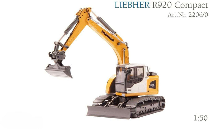 Liebherr R920 Compact Raupenbagger mit Monoblockauslegerクローラークレーン /Conrad 1/50建設機械模型