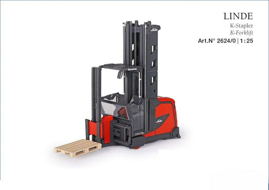 Linde K-Stackerフォークリフト /Conrad 1/25建設機械模型