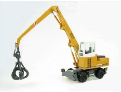 Liebherr A934 ホイール式 スクラップクラム / CONRAD 1/50 建設機械模型 工事車両