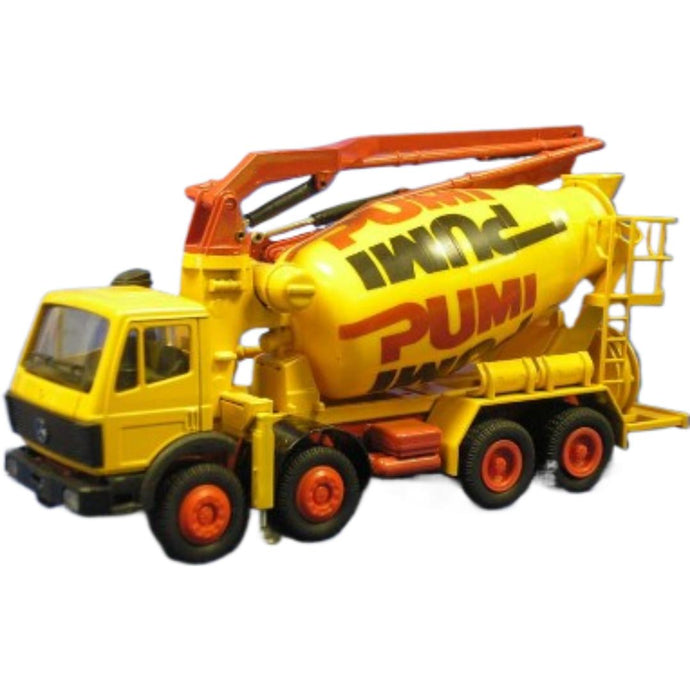 MB 4軸 セメントポンプ車 Pumi / CONRAD 1/50 建設機械模型 工事車両