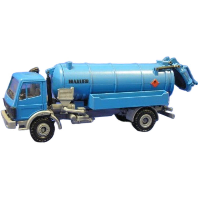 MB Haller ごみ収集車 ブルー / CONRAD 1/50 建設機械模型 工事車両