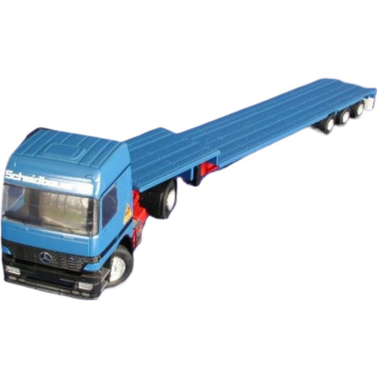MB Actros Talbert ドロップデッキ付き SCHMIDBauer / CONRAD 1/50 建設機械模型 工事車両