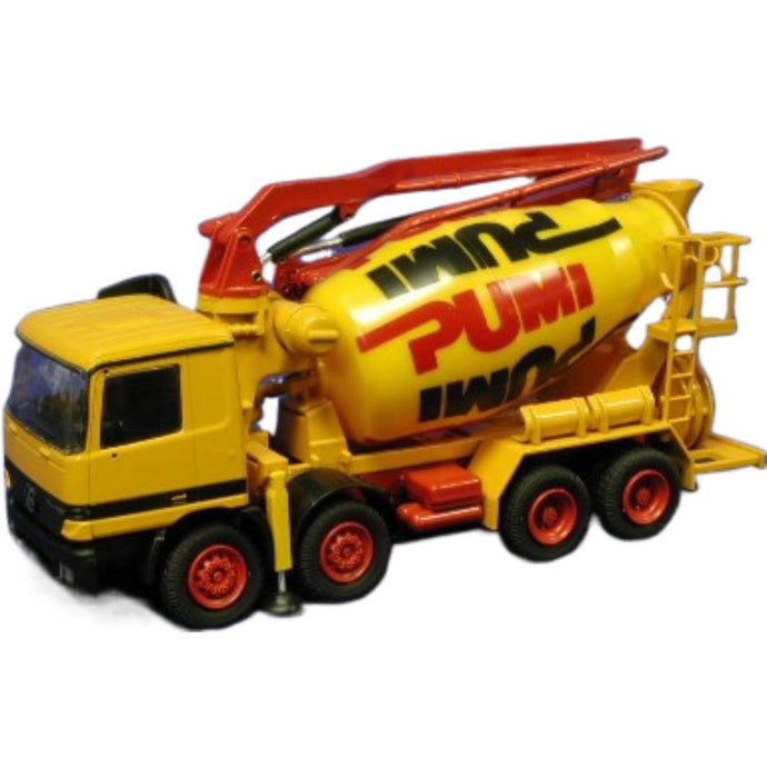 Actros Putzmeister コンクリートミキサー＆ポンプ車 / CONRAD 1/50 建設機械模型 工事車両
