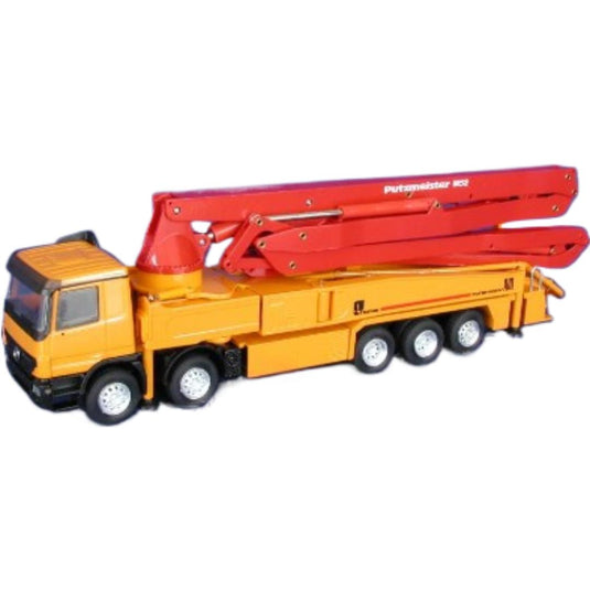 MB Actros Putzmeister ポンプ 5軸シャーシ 52m ブーム / CONRAD 1/50 建設機械模型 工事車両