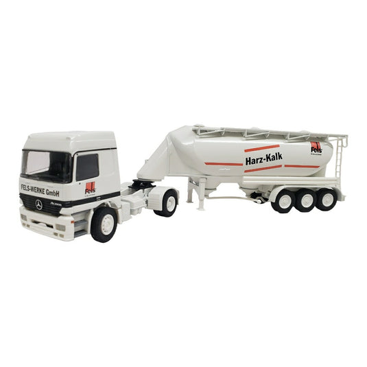 メルセデスベンツ Mercedes Benz アクトロス スピッツァー バルクタンクトレーラー FELS HARZ KALK / CONRAD 1/50 ミニカー トラック模型