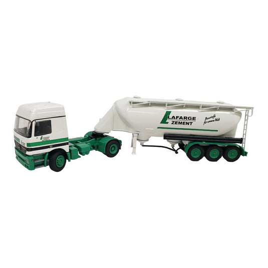 メルセデス・ベンツ Mercedes-Benz スピッツァー バルクセメントタンカー ラファージュ・セメント Lafarge Zement / CONRAD 1/50 ミニカー トラック模型