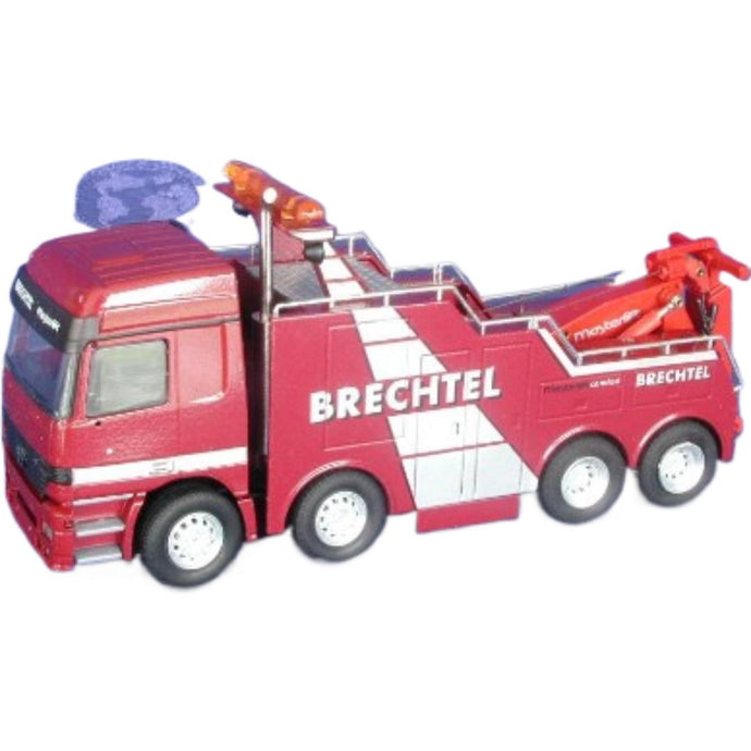 MB Actros レッカー車 BRECHTEL レッド / CONRAD 1/50 建設機械模型 工事車両