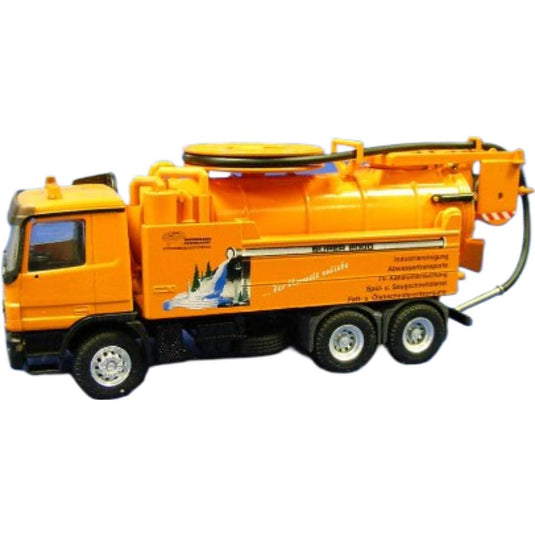 MB Actros 汚泥吸引車 Wiedemann & Reichardt / CONRAD 1/50 建設機械模型 工事車両