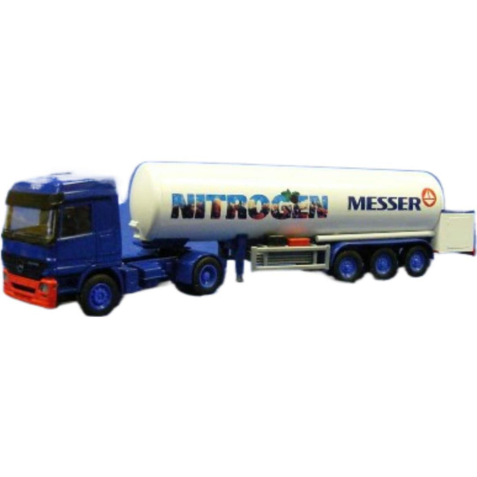 MB Actros + Messer T285 ガスタンカー 窒素 食品用 / CONRAD 1/50 建設機械模型 工事車両