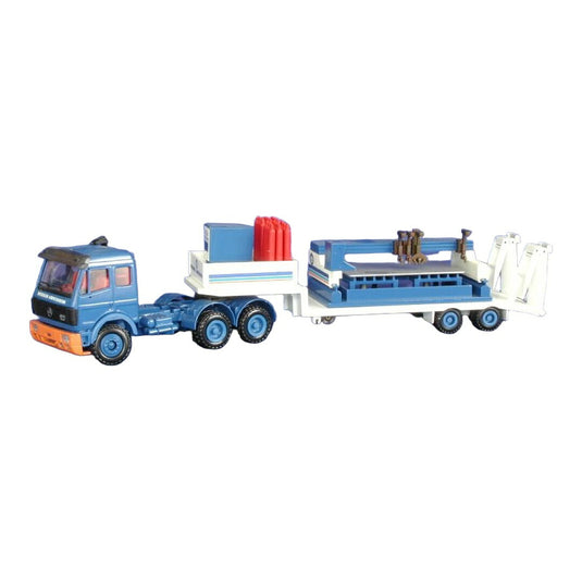メルセデスベンツ M.GRIESHAM アセチレンカッター搭載トレーラー / Conrad 1/50 ミニカー トラック模型