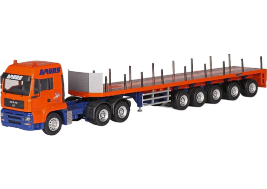 Bruns MAN TGA L37 Goldhofer 重量物連結トレーラー / CONRAD 1/50 ミニカー 模型