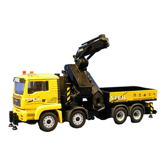 MAN TGS 4x パルフィンガー クレーン搭載車 STEIL仕様 / CONRAD 1/50 ミニカー トラック模型