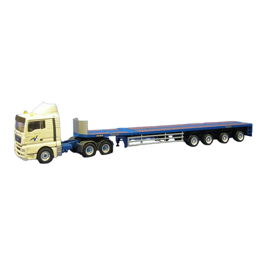 MAN TGX XL ゴールドホッファー 伸縮式低床トレーラー / Conrad 1/50 ミニカー トラック模型