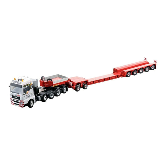 MAN TGX 5軸 Faymonville VARIOMAX 低床トレーラー / Conrad 1/50 ミニカー トラック模型