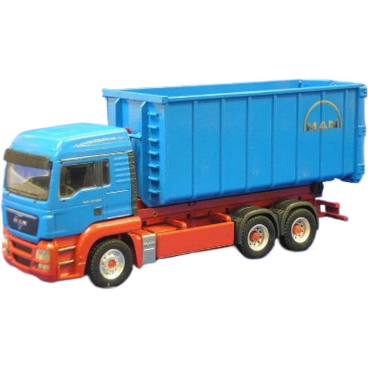 MAN TGS LX ロールオフボックス / CONRAD 1/50 建設機械模型 工事車両