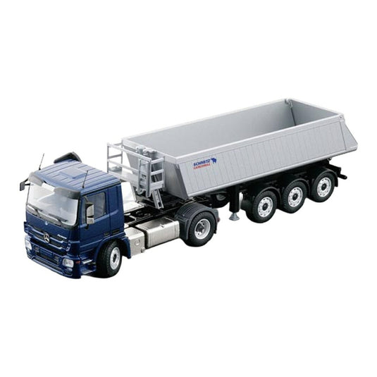 メルセデスベンツ アクトロス シュミッツ ダンプトレーラー / Conrad 1/50 ミニカー トラック模型