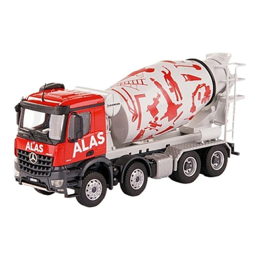 メルセデスベンツ アロクス リープヘル HTM 904 コンクリートミキサー ALAS仕様 / Conrad 1/50 ミニカー トラック模型