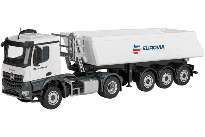 Conrad Eurovia Mercedes Benz Arocs Schmitz トラック / Conrad 1/50 建設機械模型 工事車両