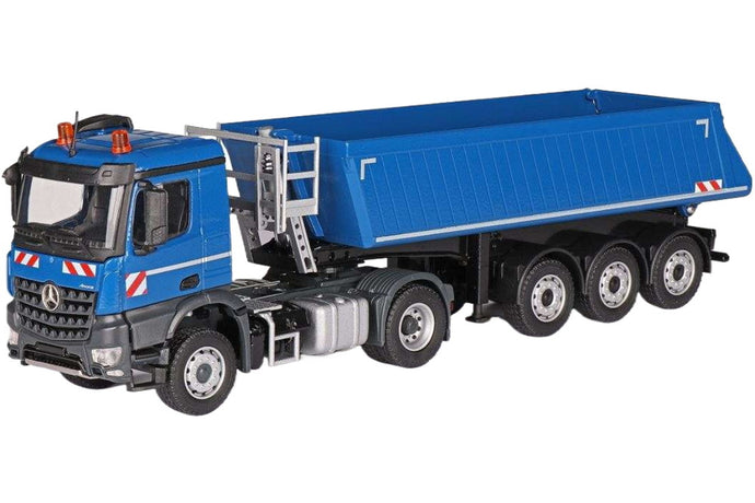 Mercedes Benz Arocs Schmitz ダンプセミトレーラー ダンプ / Conrad 1/50 建設機械模型 工事車両