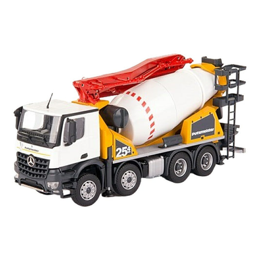 プッツマイスター Pumi 25-4 コンクリートミキサーポンプ メルセデスベンツ / Conrad 1/50 ミニカー 建設機械模型 工事車両