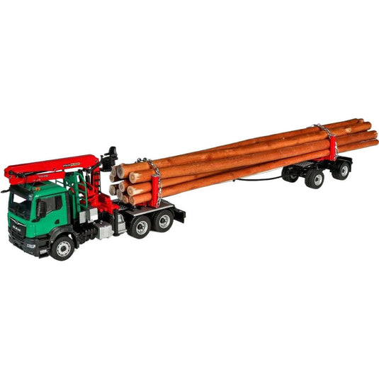 マン TGS TN 木材積載トラック/ CONRAD 1/50 建設機械模型 工事車両