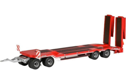 Schwarzmueller low loader低床トレーラー orange トラック 模型 /Conrad 1/50