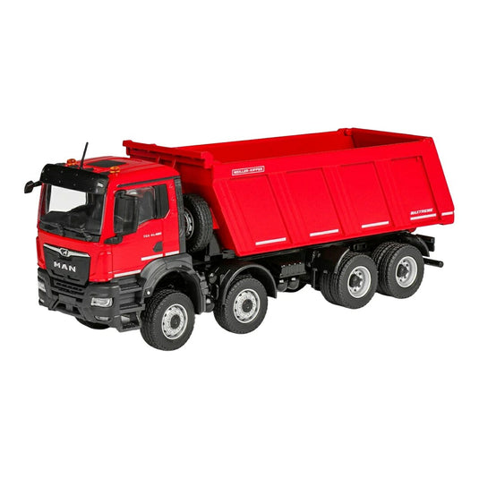 MAN TGS NN 41.480 8x8 Meiller ダンプ 建設車両 / Conrad 1/50 ミニカー 建設機械模型 工事車両