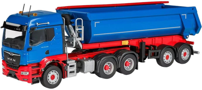 MAN TGX TM 33.540 Schwarzmuller ティッパートレーラー / CONRAD 1/50 建設機械模型 工事車両