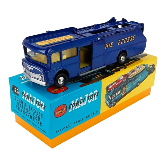 Commerコマー トラックチーム Ecurie Ecosse レーシングカー トランスポーター 1959 ブルーメタリック / Corgi 1/43 ミニカー トラック模型